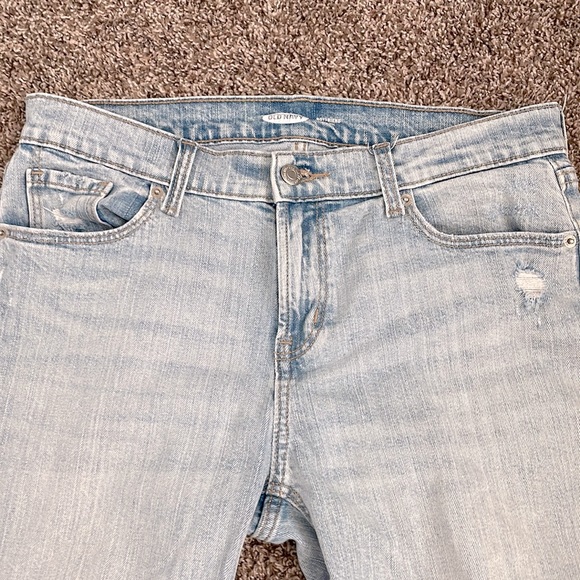 WOMENS HIGH RISE OLD NAVY BOYFRIEND JEAN - Picture 2 of 3